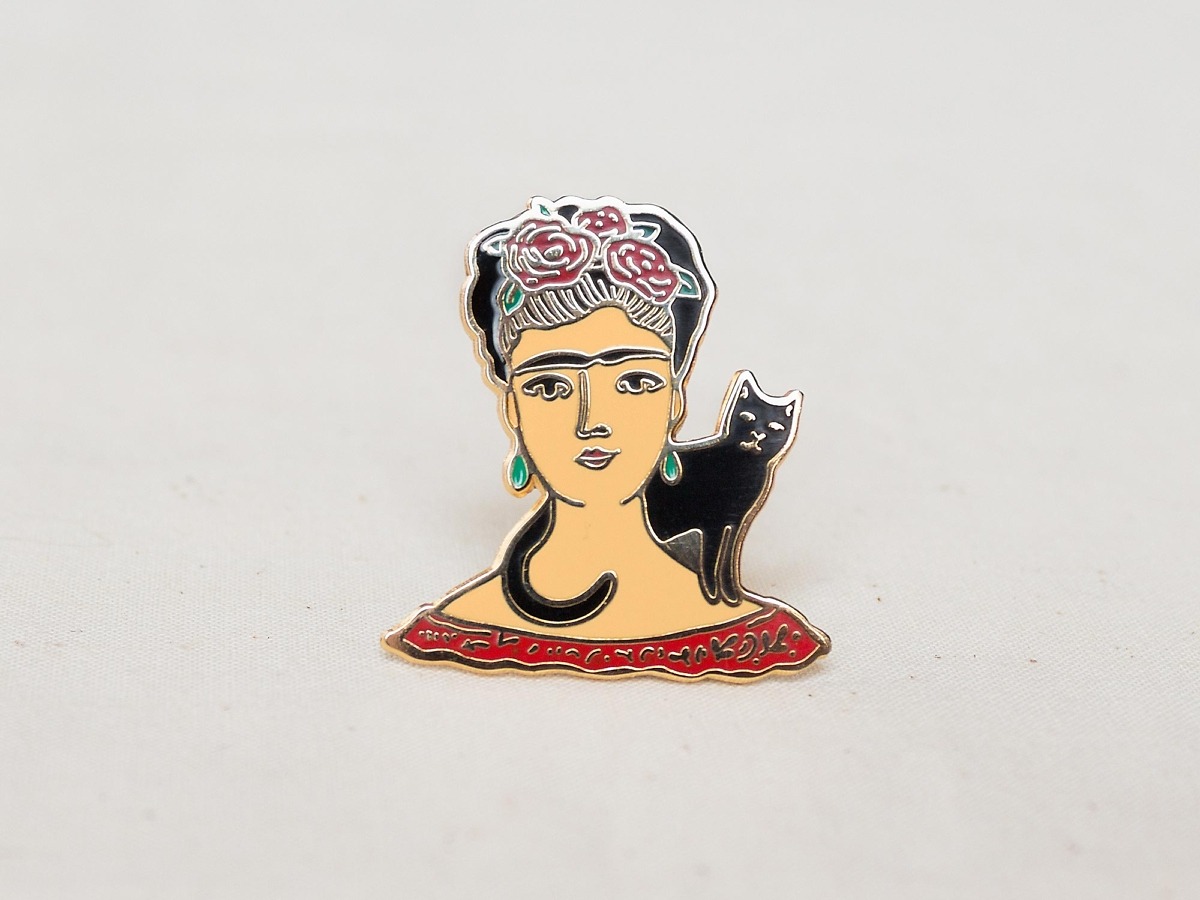 Frida Kahlo Pin Enamel Art Pin Cute Lapel Pin Latina Mexican Artist Gift Brooch 